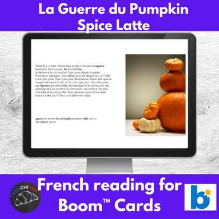 Pumpkin Spice Latte French Short Story