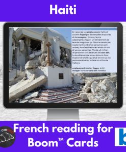 Haiti French reading activity