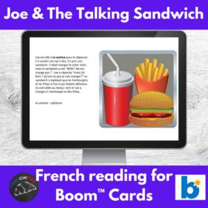 Joe and the Talking Sandwich French short story