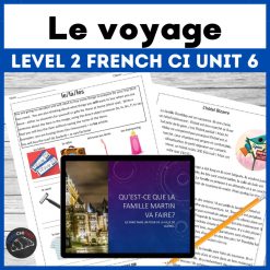 French comprehensible input unit 6
