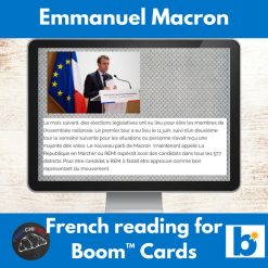 Emmanuel Macron French reading