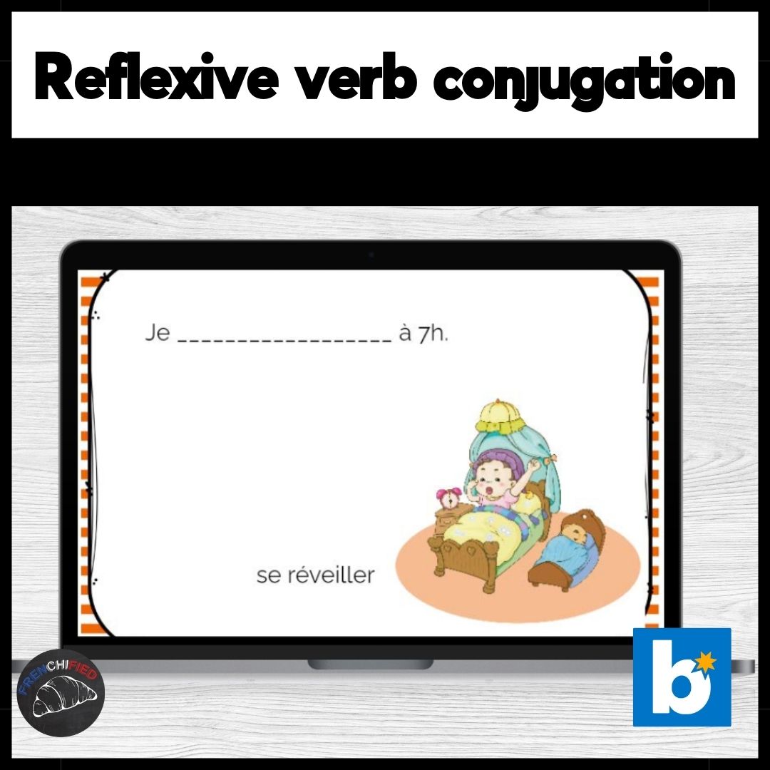 Boom Cards™ - French reflexive verbs conjugation