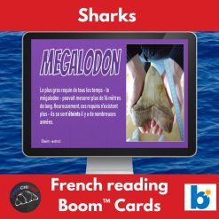 Requins French reading