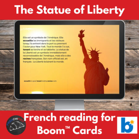 Statue of Liberty French reading