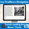 Les Tirailleurs Sénégalais French reading activity