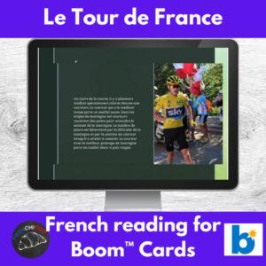 Tour de France French reading activity