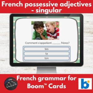 French Possessive adjectives