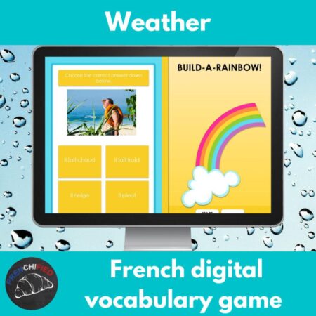 French weather vocabulary game