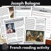 Joseph Bologne French reading comprehension