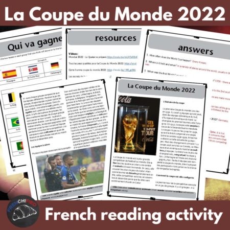 World Cup 2022 French reading