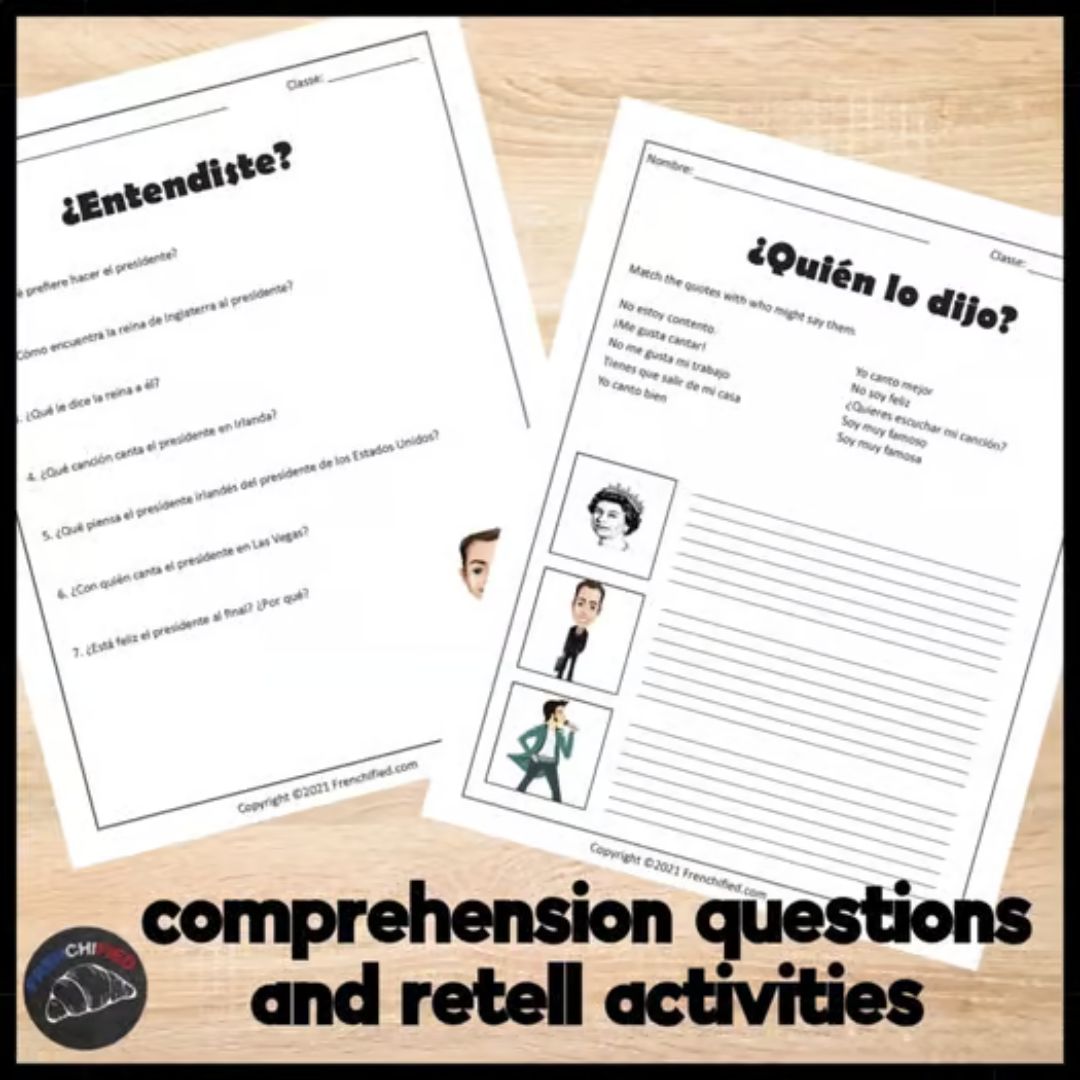 Alternative view of Spanish Bundle 3 Comprehensible Input Lessons