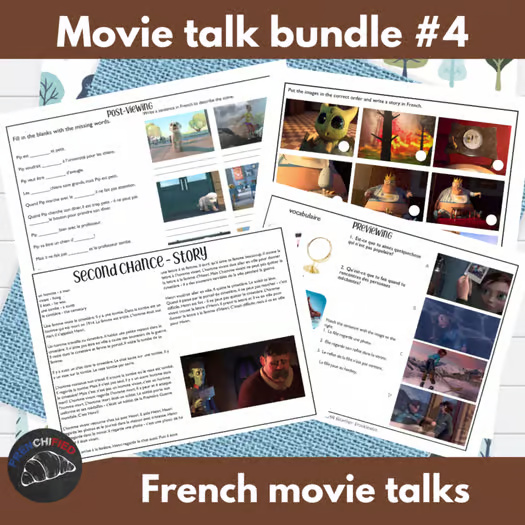French Movie Talk Bundle 4