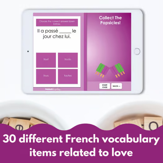 Digital game to practice French tout, toute, tous, toutes 4 Digital game to practice French tout, toute, tous, toutes - Image 4