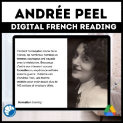 Andree Peel Google French reading activity