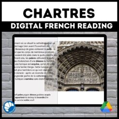 Chartres cathedral google French reading