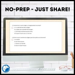 French Foreign Legion Google Drive™ French reading comprehension activity