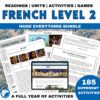 French level 2 bundle