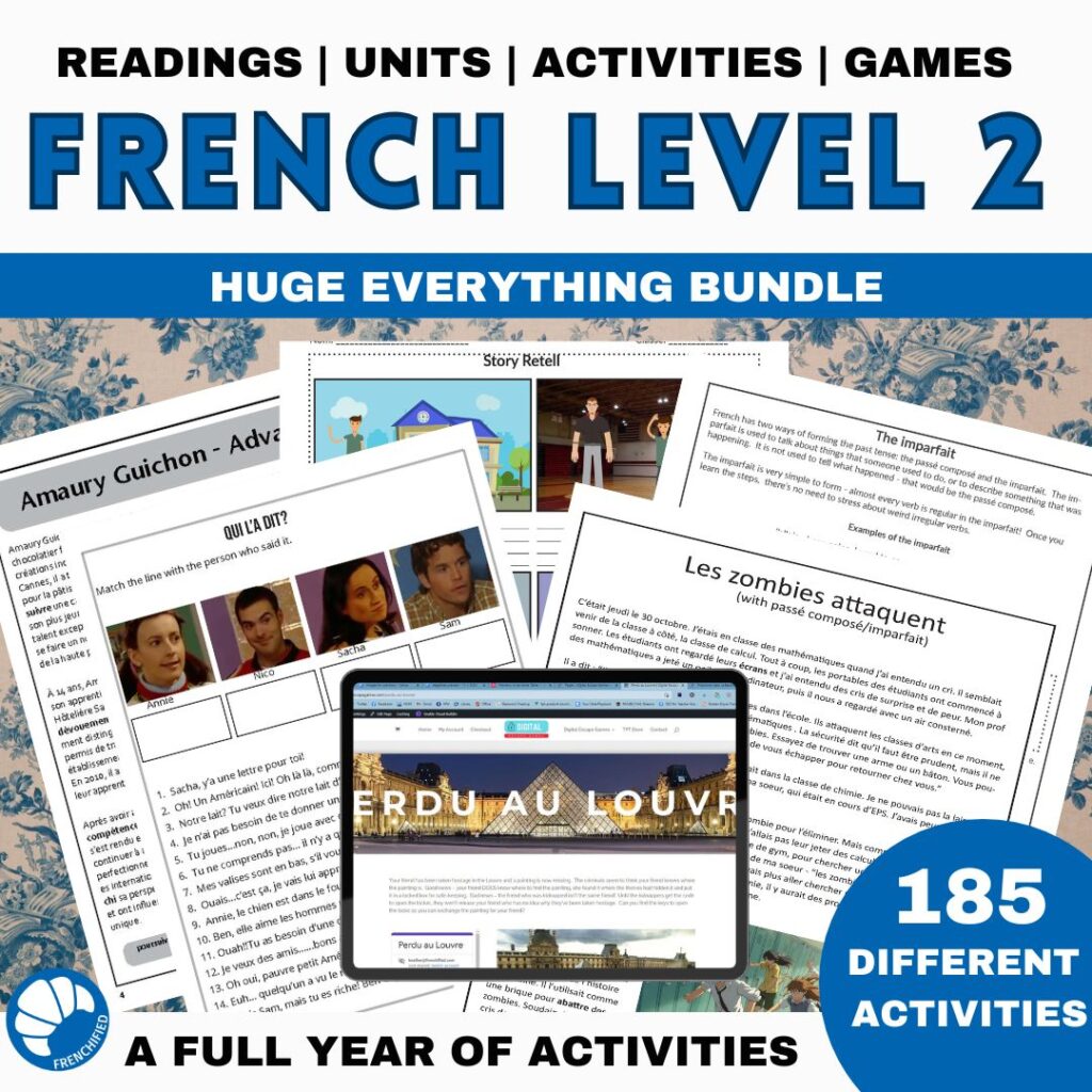 French level 2 bundle