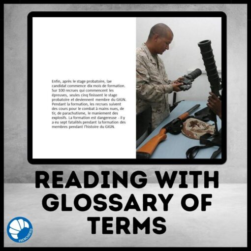 Le GIGN Google™ drive French reading comprehension activity - Image 2