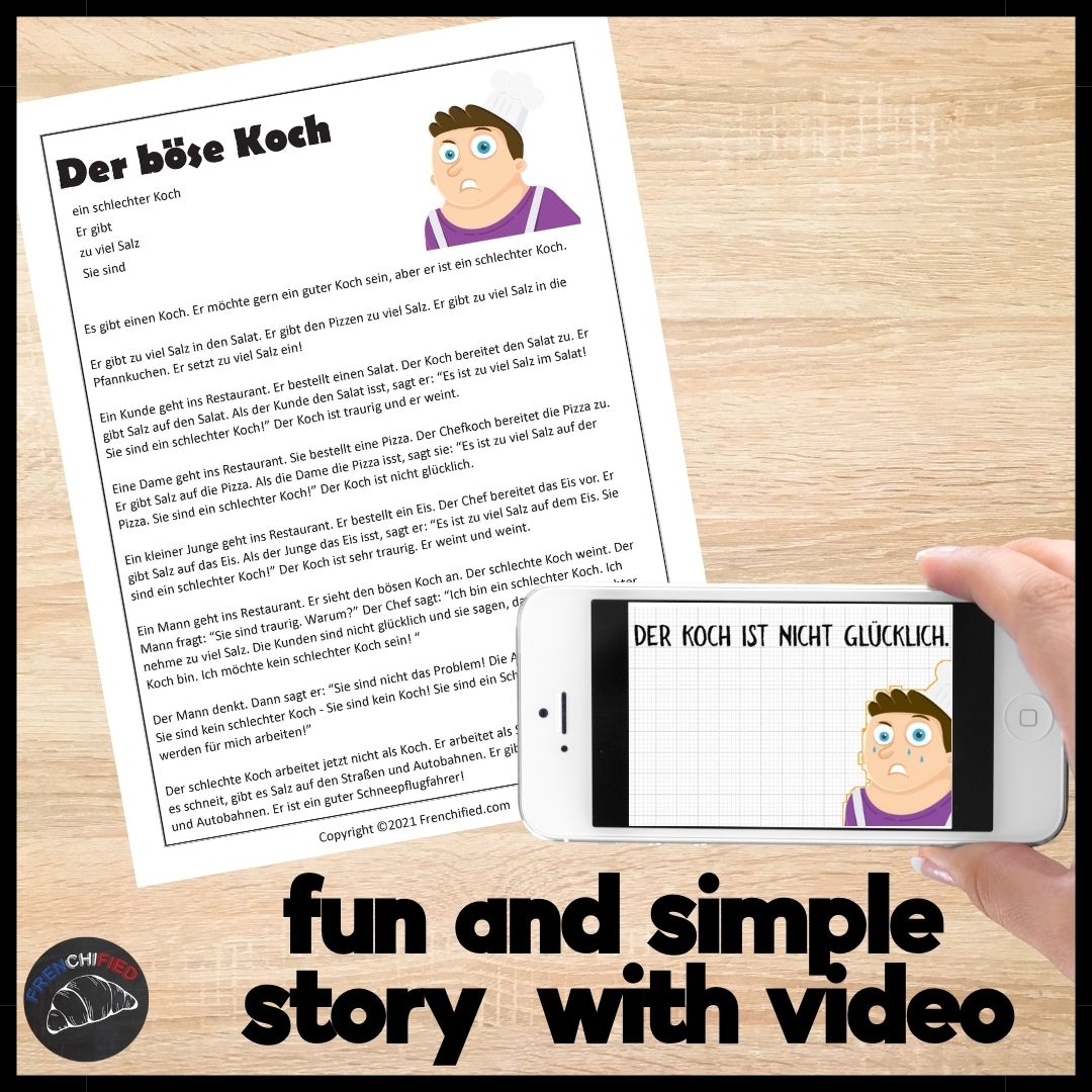 Alternative view of German bundle 1 Comprehensible Input Lessons