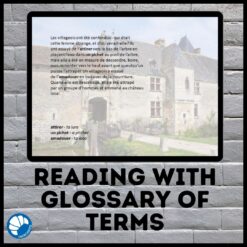 Alternative view of La femme sauvage Google™ drive French reading comprehension activity