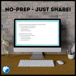 La femme sauvage Google™ drive French reading comprehension activity