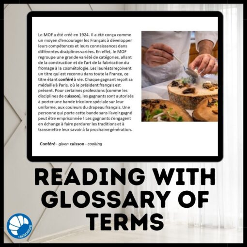 Le MOF Google™ drive French reading comprehension activity - Image 2