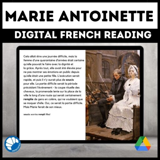 Marie Antoinette Google French reading