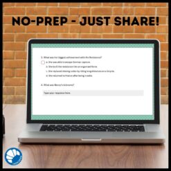 Nancy Wake Google™ drive French reading comprehension activity