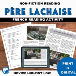 Pere Lachaise bundle French reading