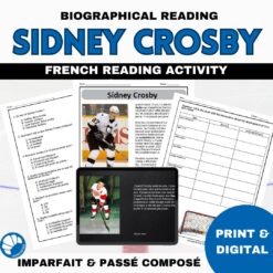 Teaching the passé composé and imparfait 2 Sidney Crosby Bundle