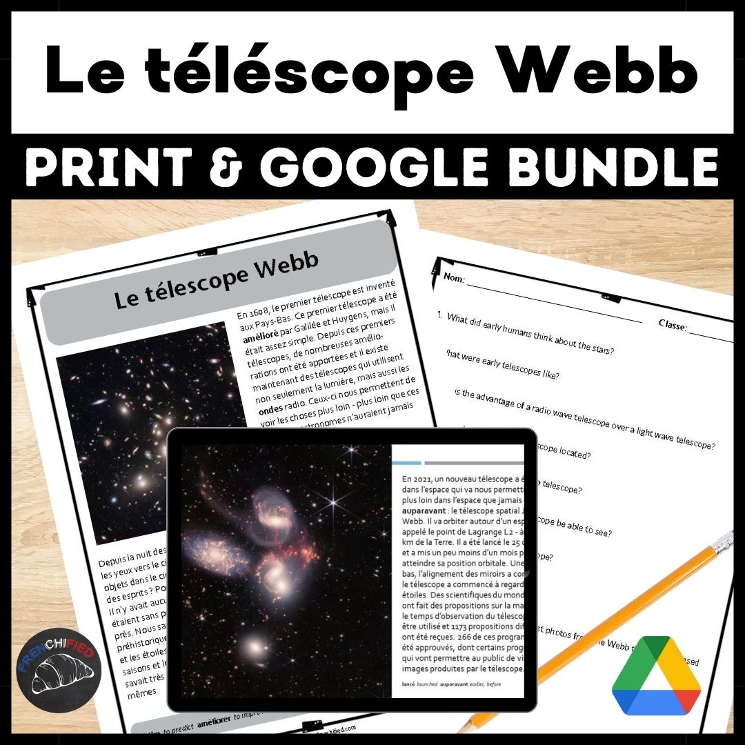 Webb telescope bundle
