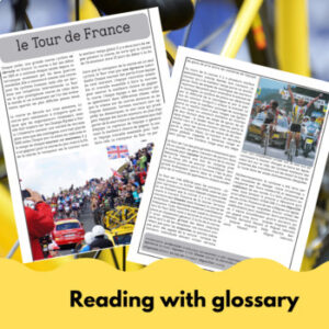 Tour de France bundle French reading print and digital