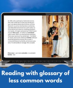 Princess Grace bundle French reading comprehension activity digital & print