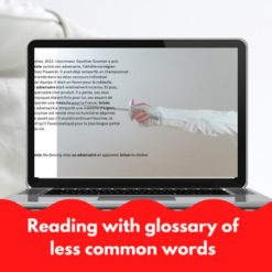 Gauthier Grumier bundle French reading comprehension activity print & digital