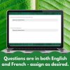 Sloths Google™ slides French reading comprehension activity