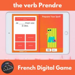 French verb prendre game