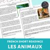 Short French reading passages