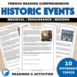 Historic events French readings