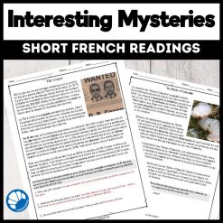 Interesting mysteries French readings
