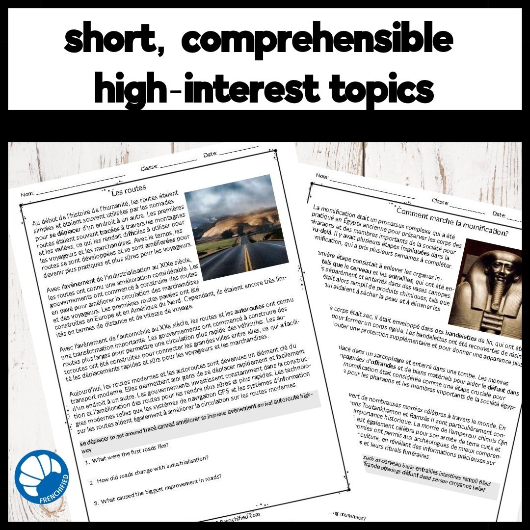 How it works Short French reading passages 3 How it works Short French reading passages - Image 3