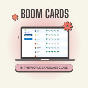 Boom cards in French class