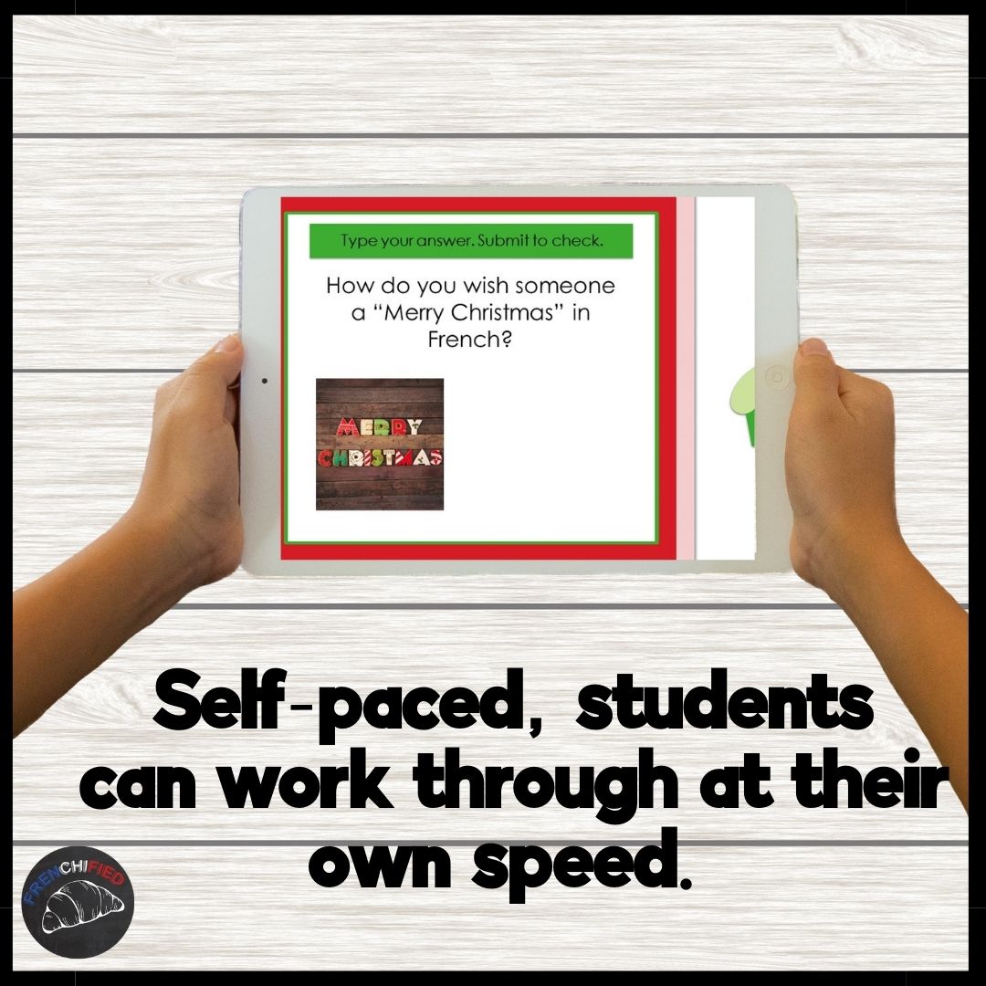 French Christmas vocabulary - Boom™ Cards 4 French Christmas vocabulary - Boom™ Cards - Image 4