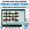 French vocabulary directions