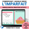 French imparfait digital game