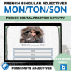French possessive adjectives