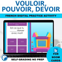 Pouvoir vouloir devoir French verbs
