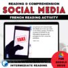 Social Media French reading