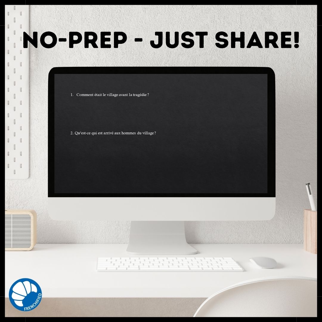 French reading comprehension - Oradour-sur-Glane for Boom™ cards 4 French reading comprehension - Oradour-sur-Glane for Boom™ cards - Image 4