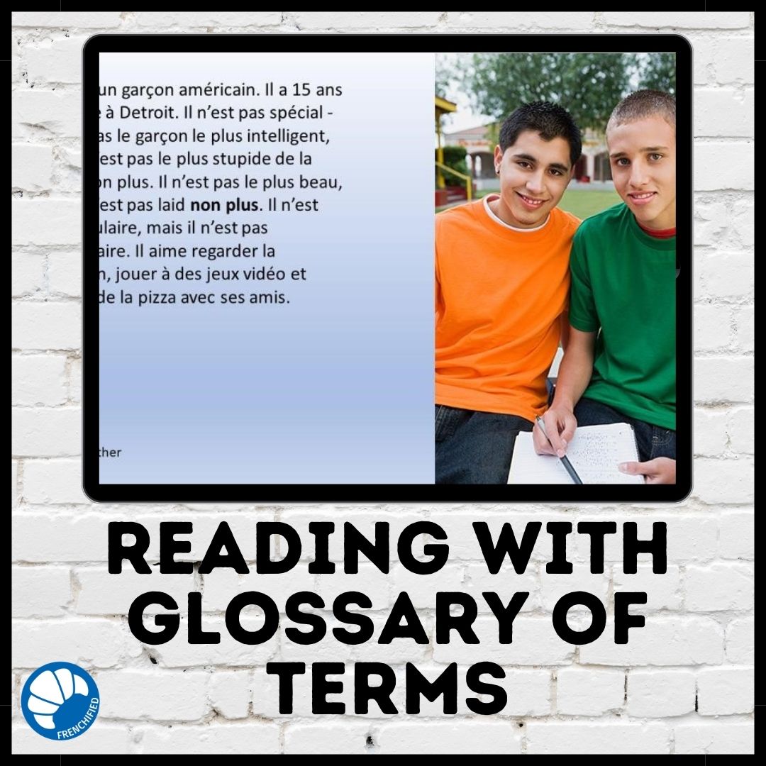 Alternative view of Canadaman French reading comprehension for Boom™ cards